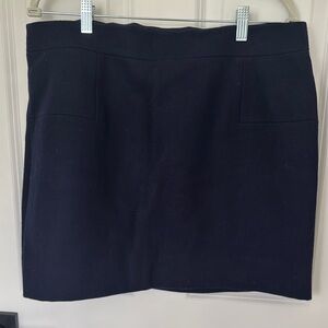 J. Crew Blue Mini Pencil Skirt for Work